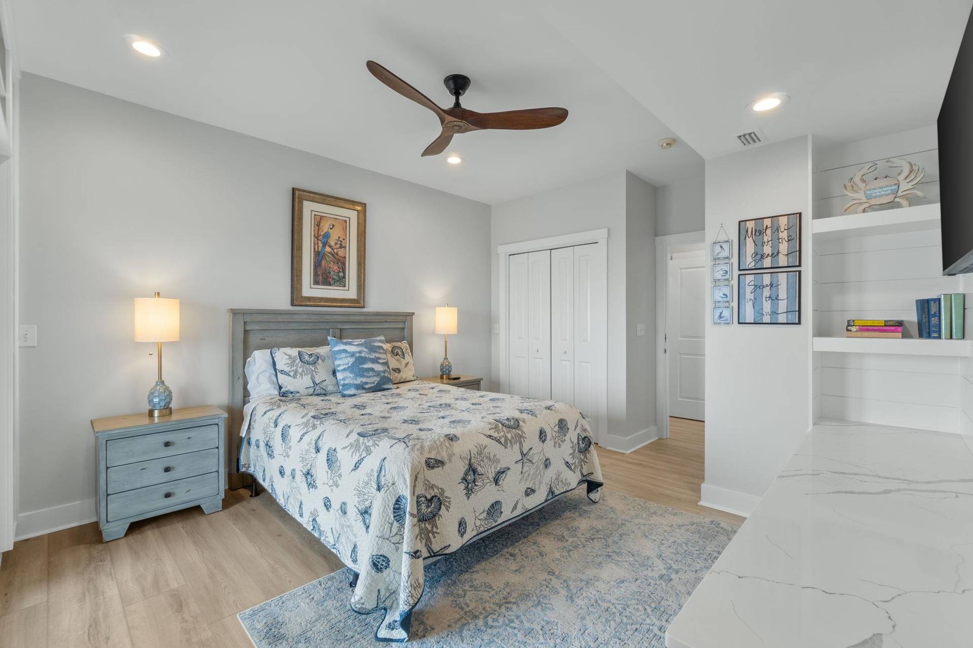 Downstairs Guest Bedroom 1 Queen