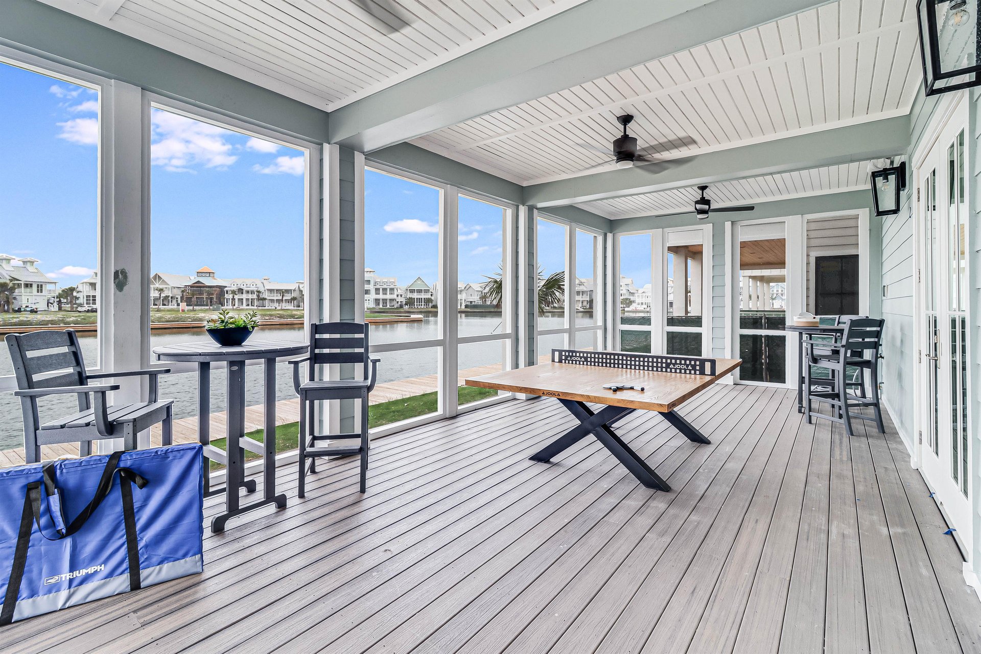 Screened in Lakeside Game Porch, 1st Floor