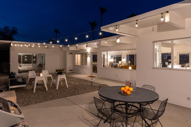 Spend your evenings relaxing on the patio