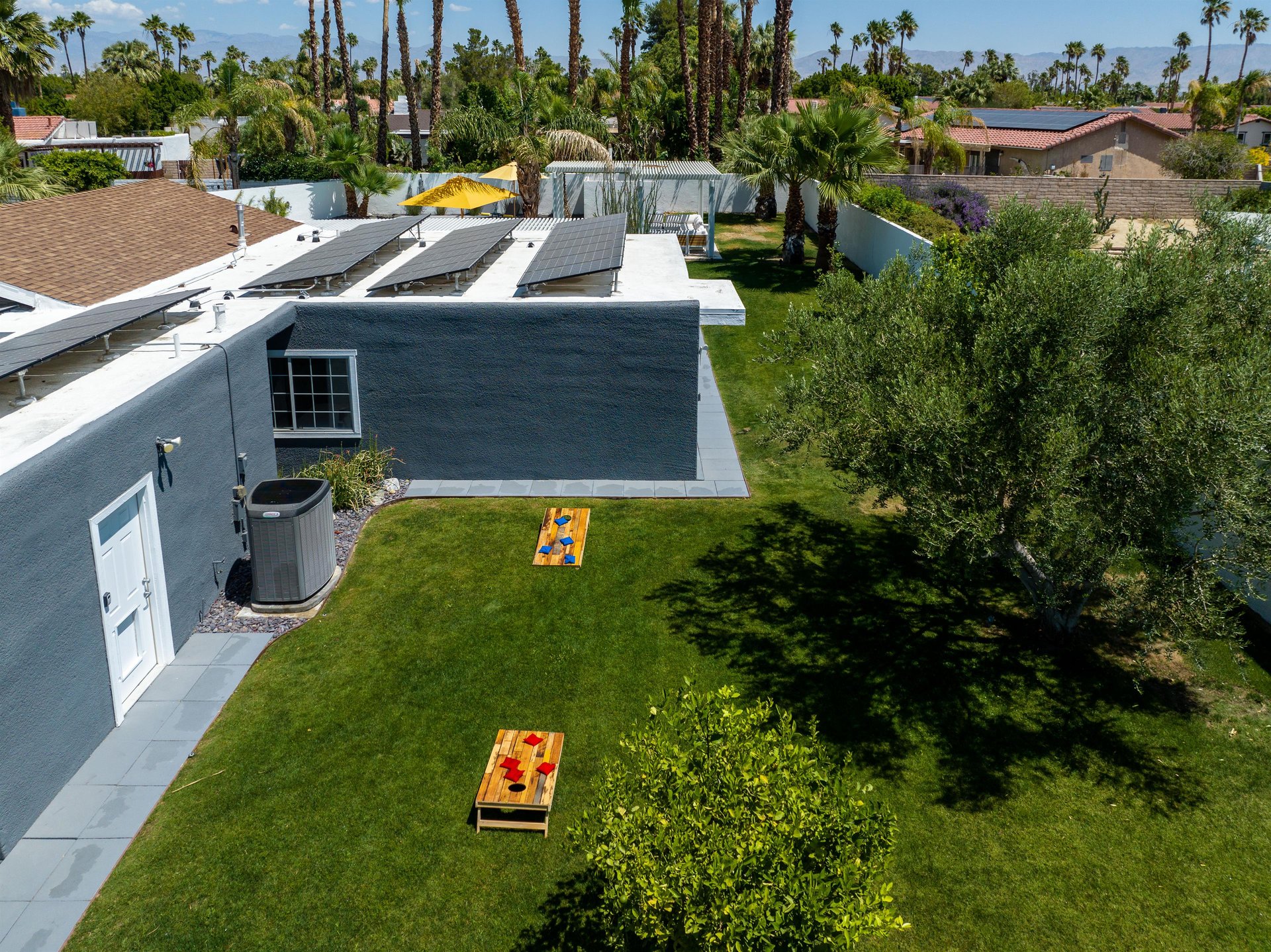 Huge backyard