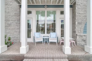 Patio Seating with Town Center Views