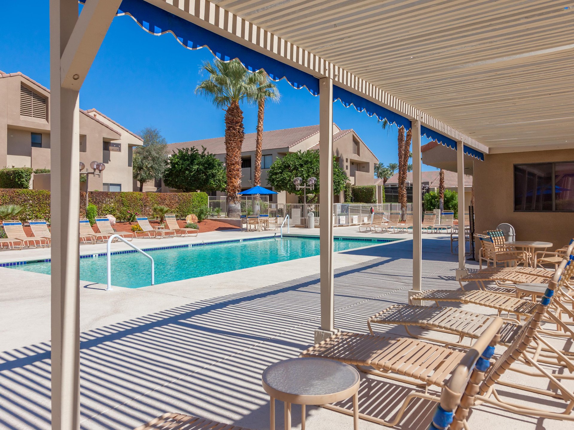 Soak up the sun poolside