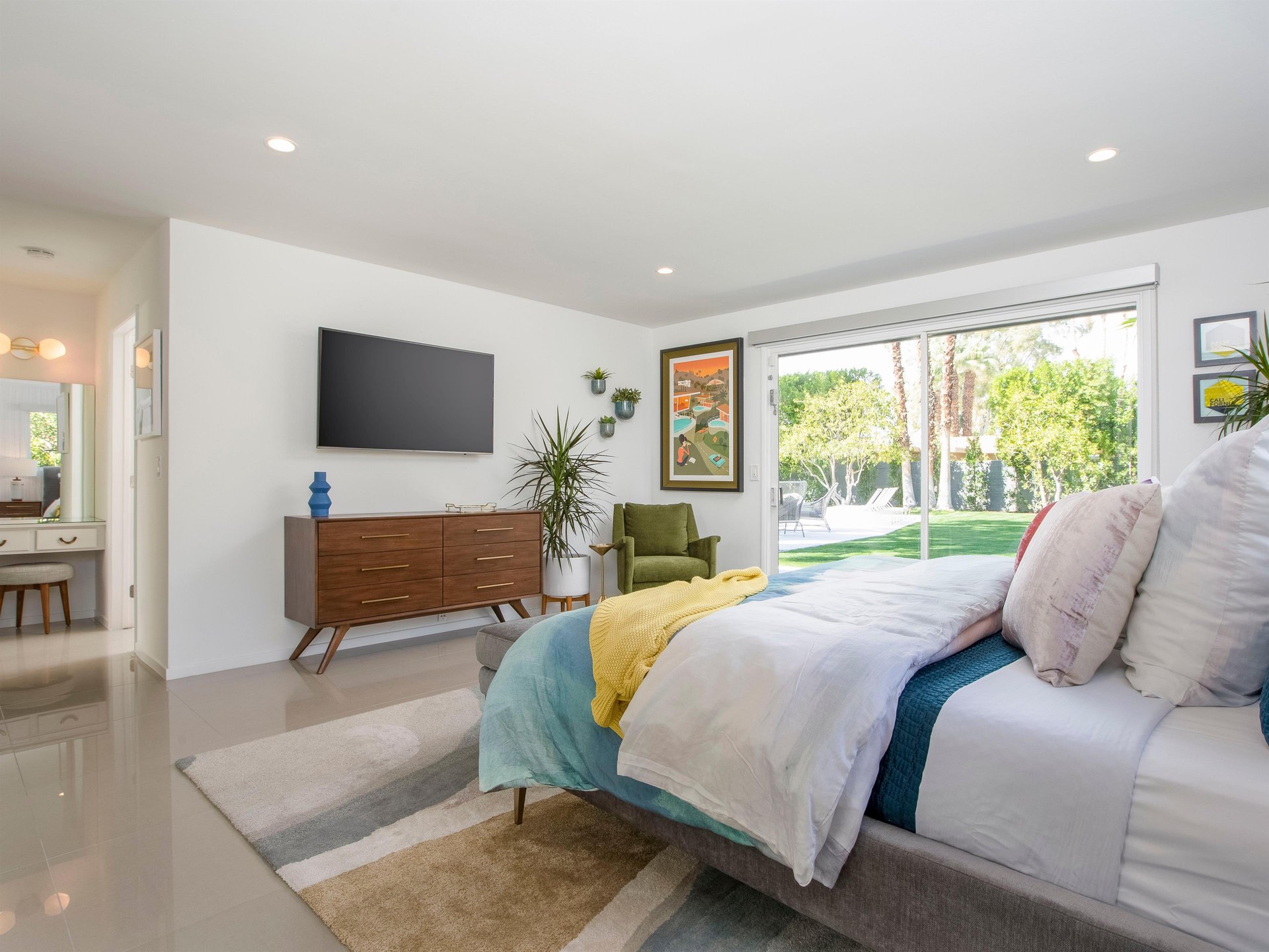 Outdoor access from your gorgeous bedroom