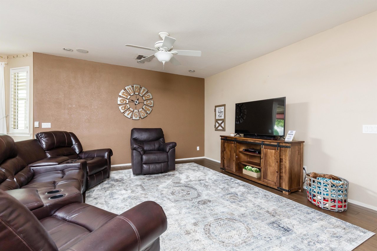 Smart TV, high end lounge chairs