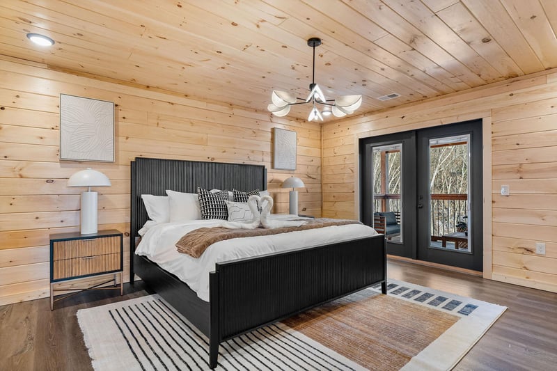 king bed