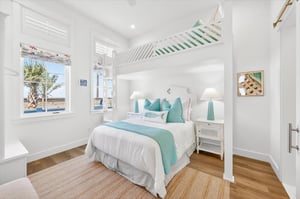 First Floor, Queen over Twin Bedroom