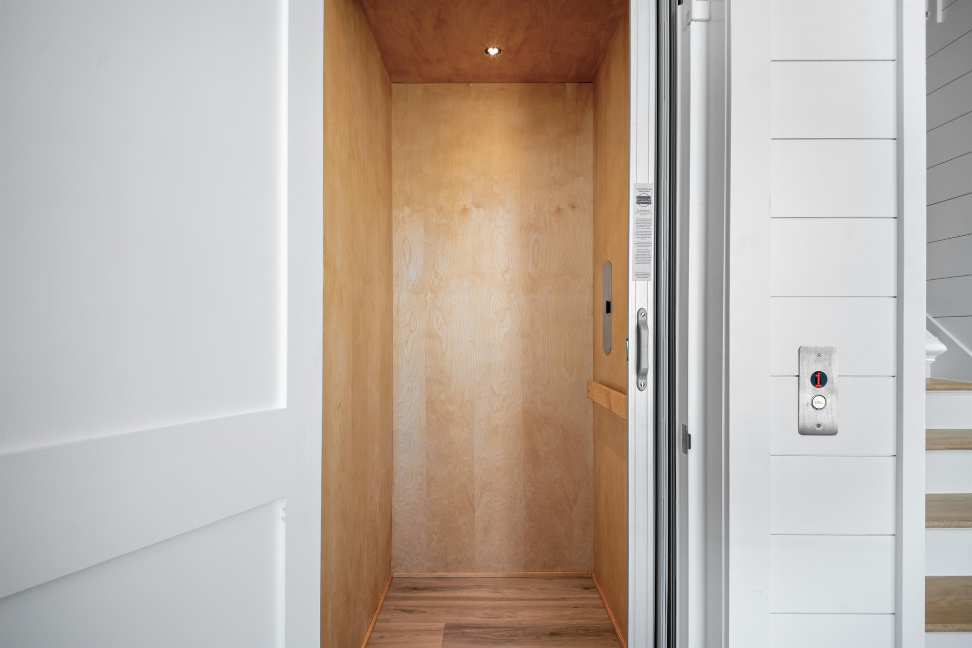 Elevator to All Three Levels