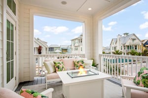 Front Balcony Fire Lounge, 2nd Floor