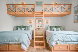 1st Floor, Twin Over Queen Bunk Bedroom