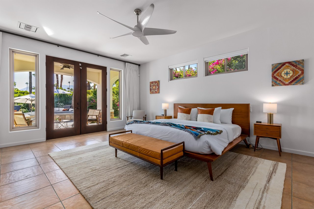 Spacious guest bedroom