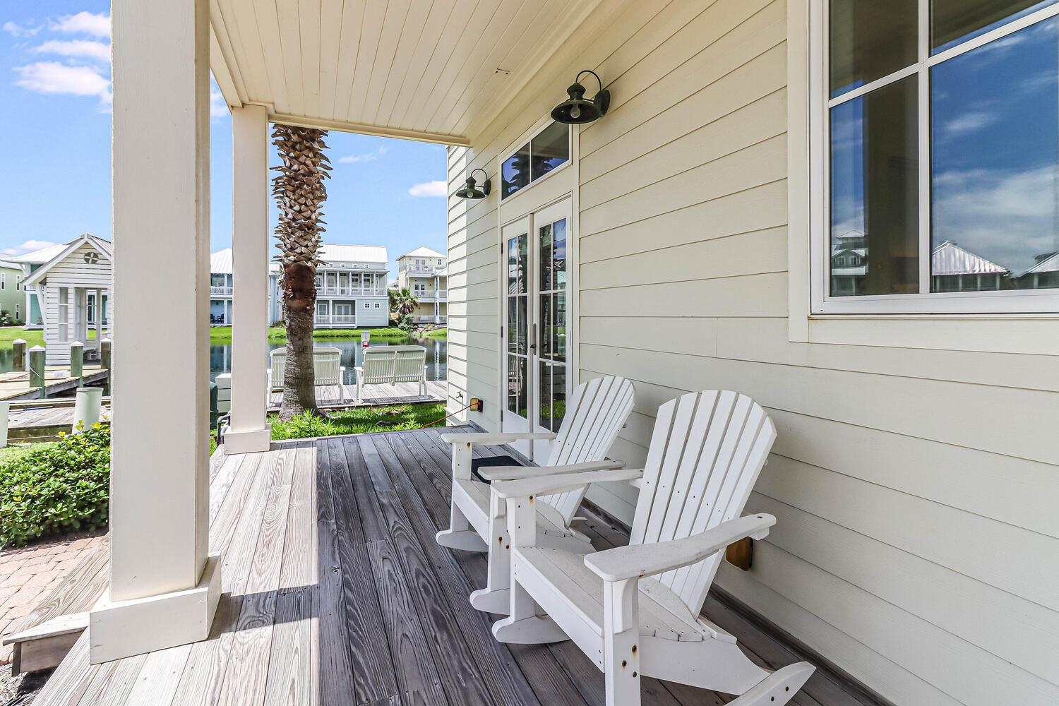 Primary King Suite Deck with Lake Views, 1st Floor