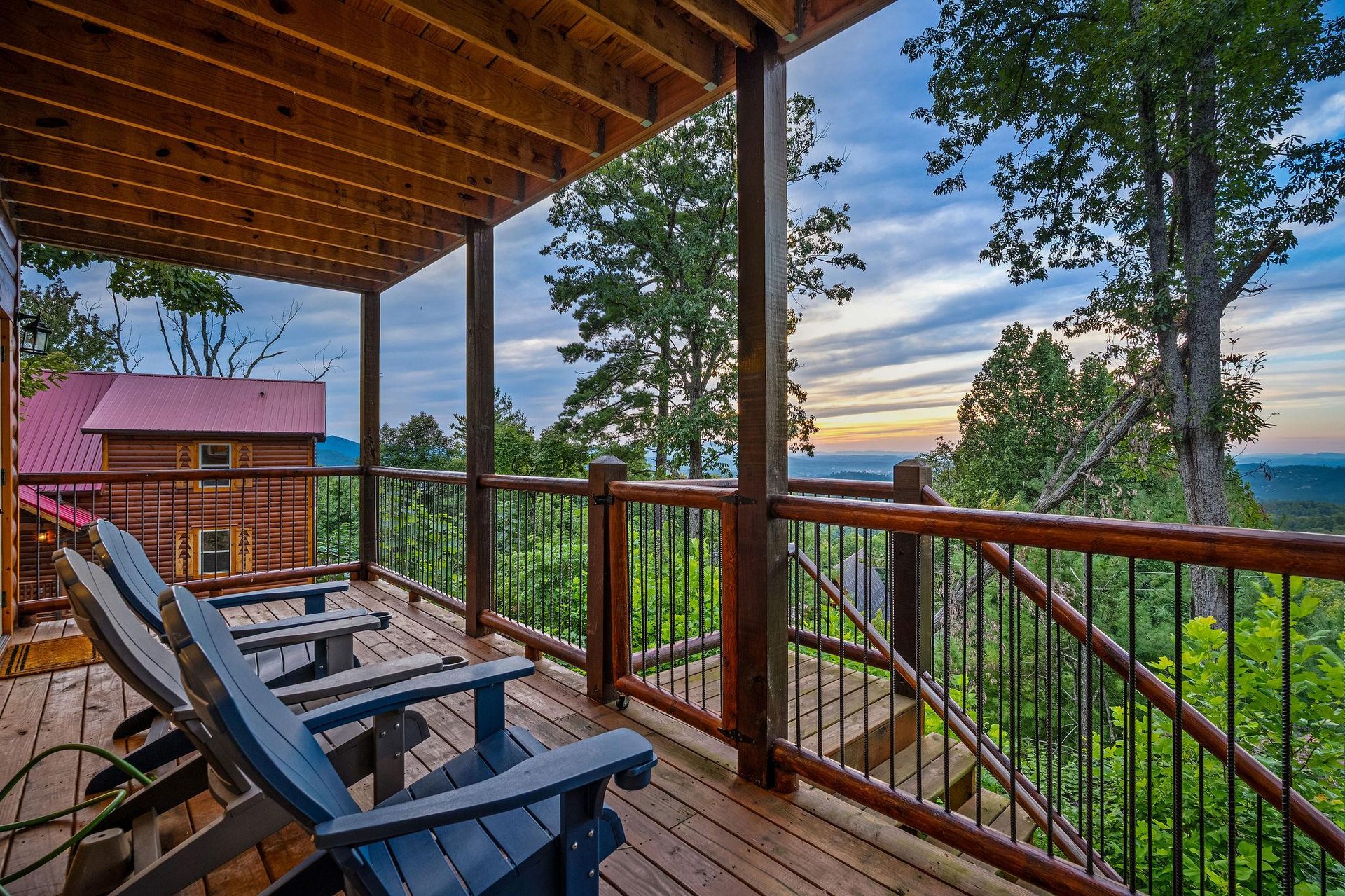 Lower level deck views