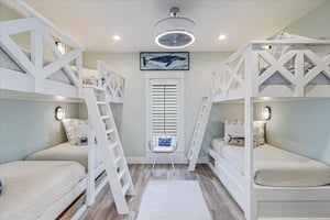 1 TwinTwin  2 Extra Short Twin Bunk Bedroom, 2nd Floor