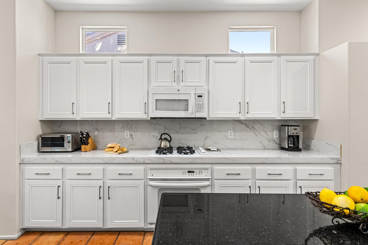 Well stocked kitchen