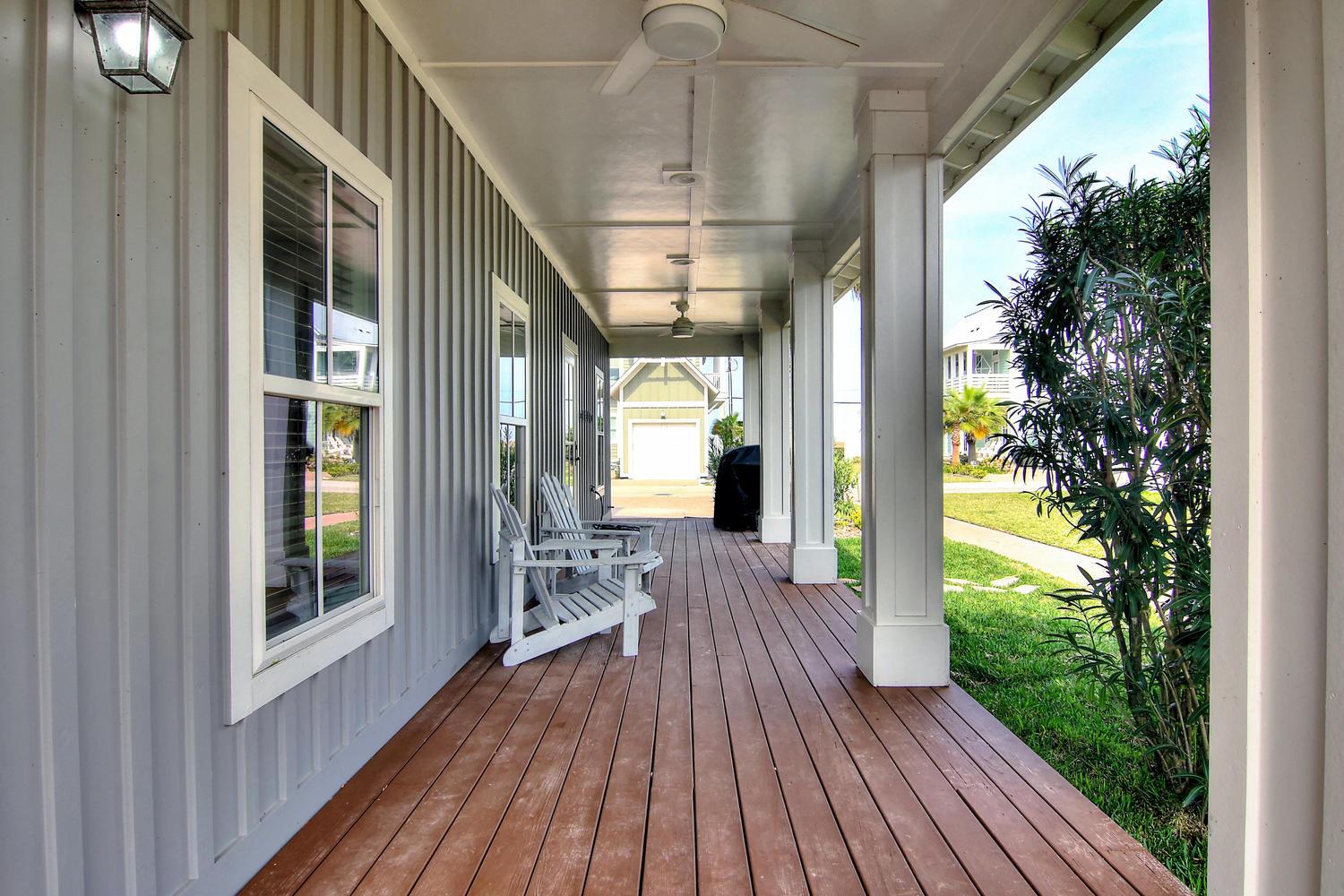 Side Deck  Grilling Patio