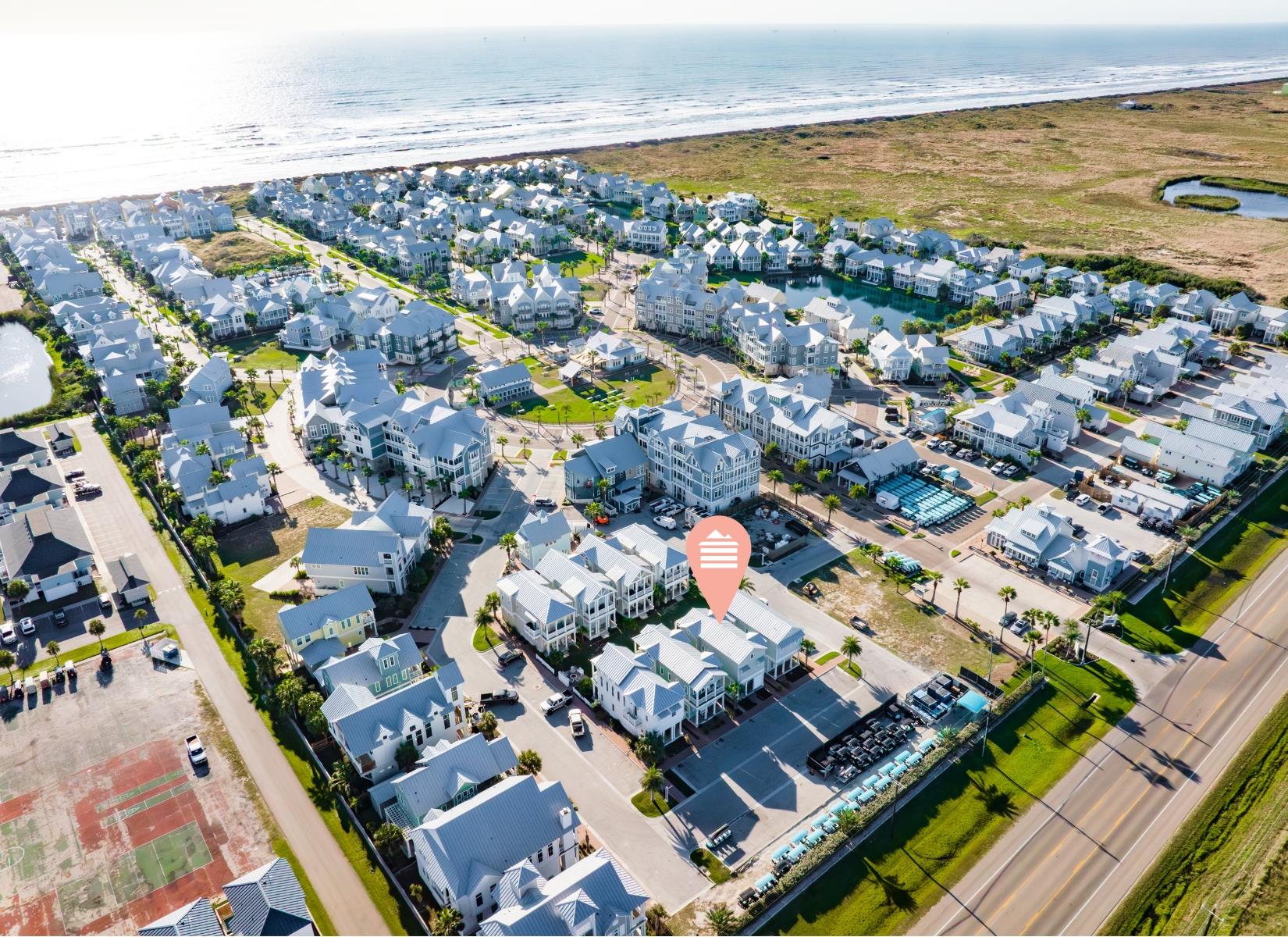 Aerial View, Location