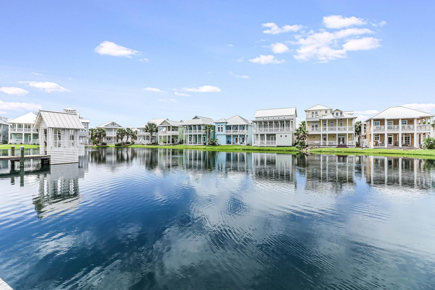 Lake Colby with Fishing Pavillion