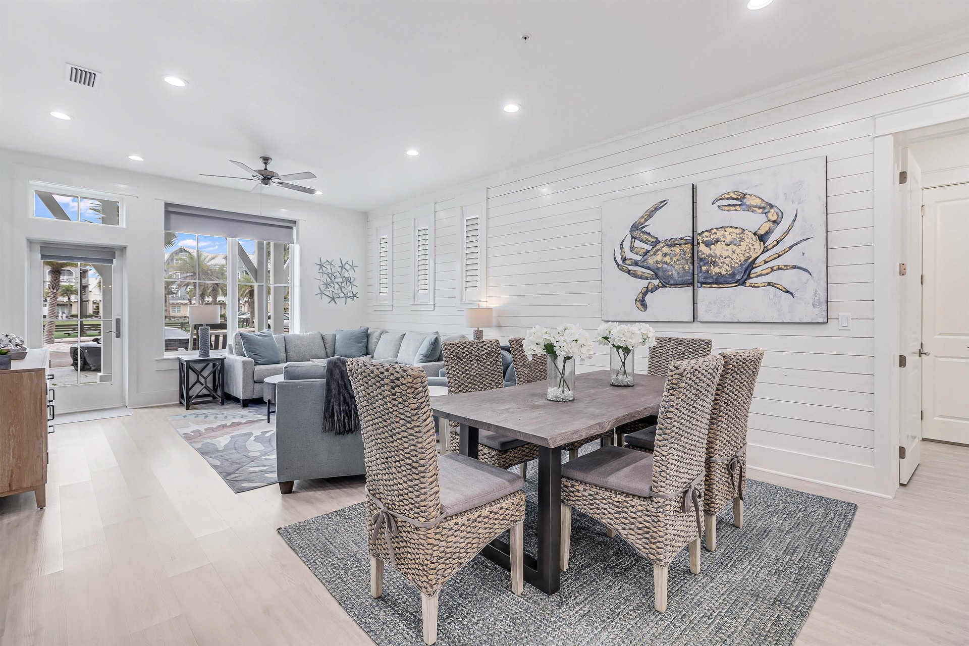 Living Room  Dining Area