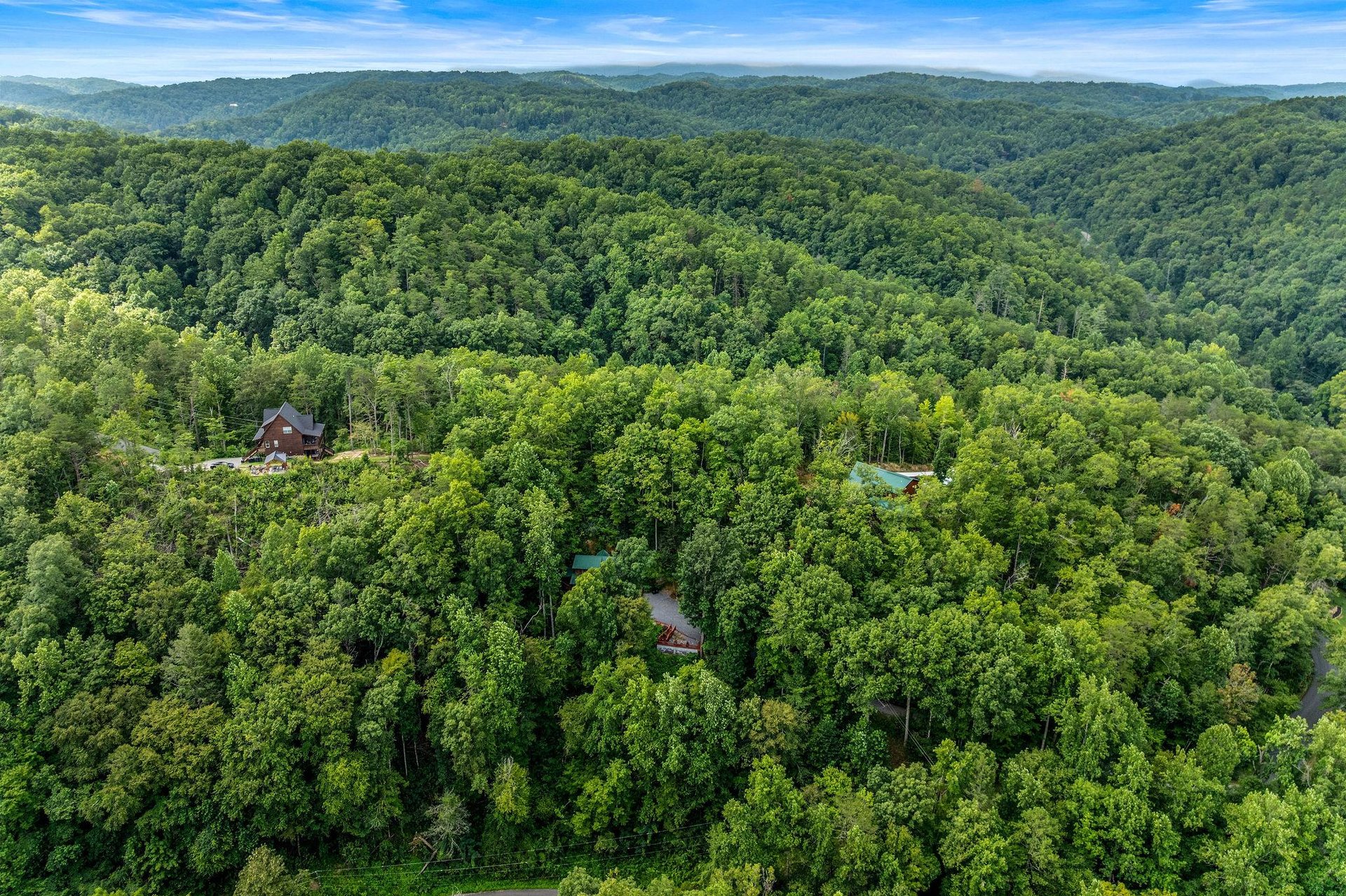 aerial views at Moonshiners Ridge
