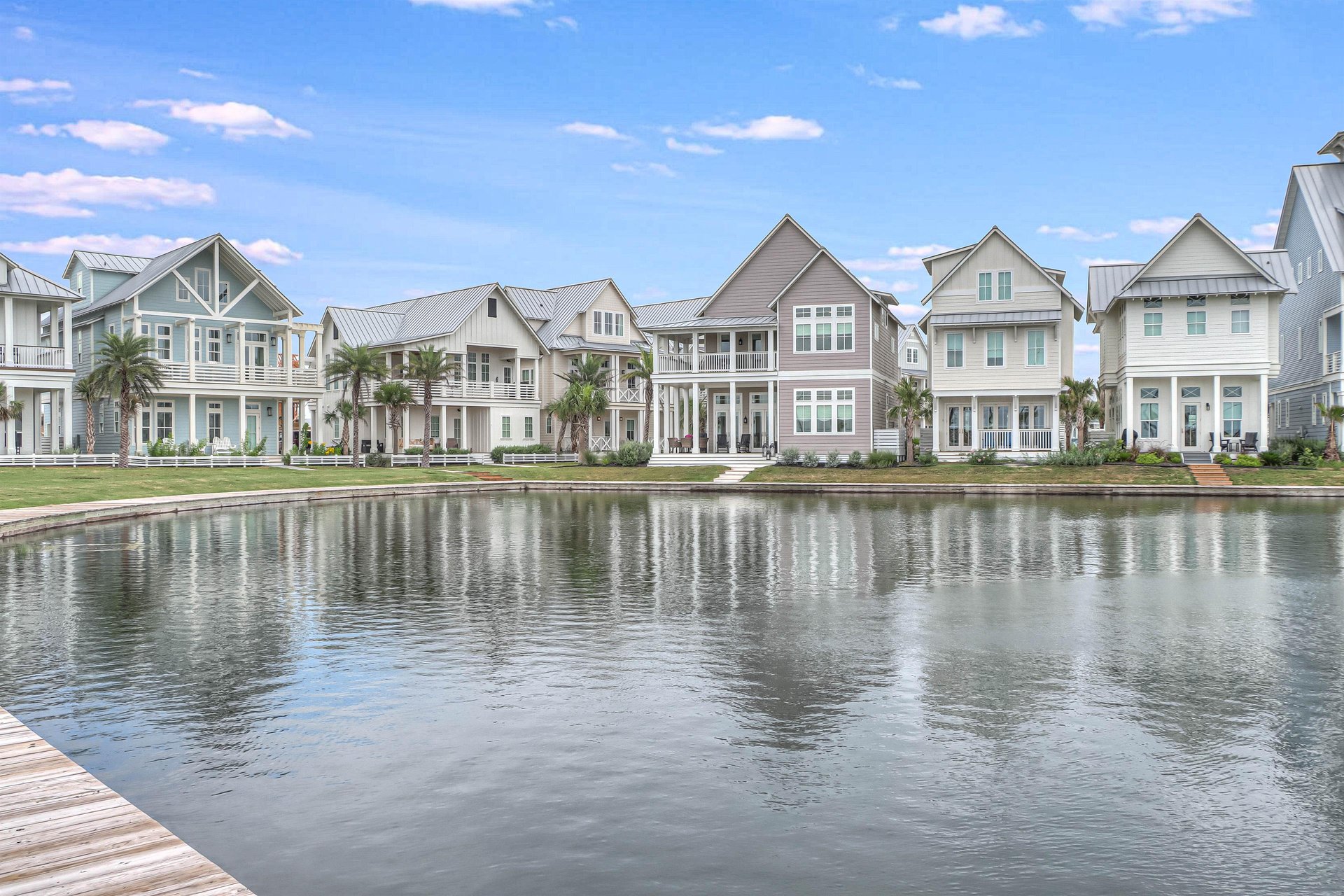 View of 100 Neighborly Across Leisure Lake