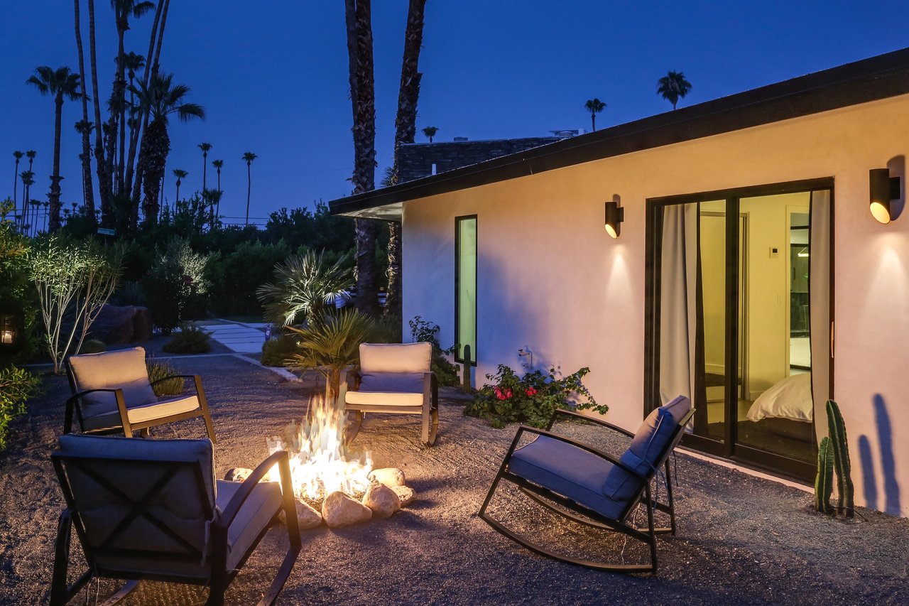 Sit around the fire pit