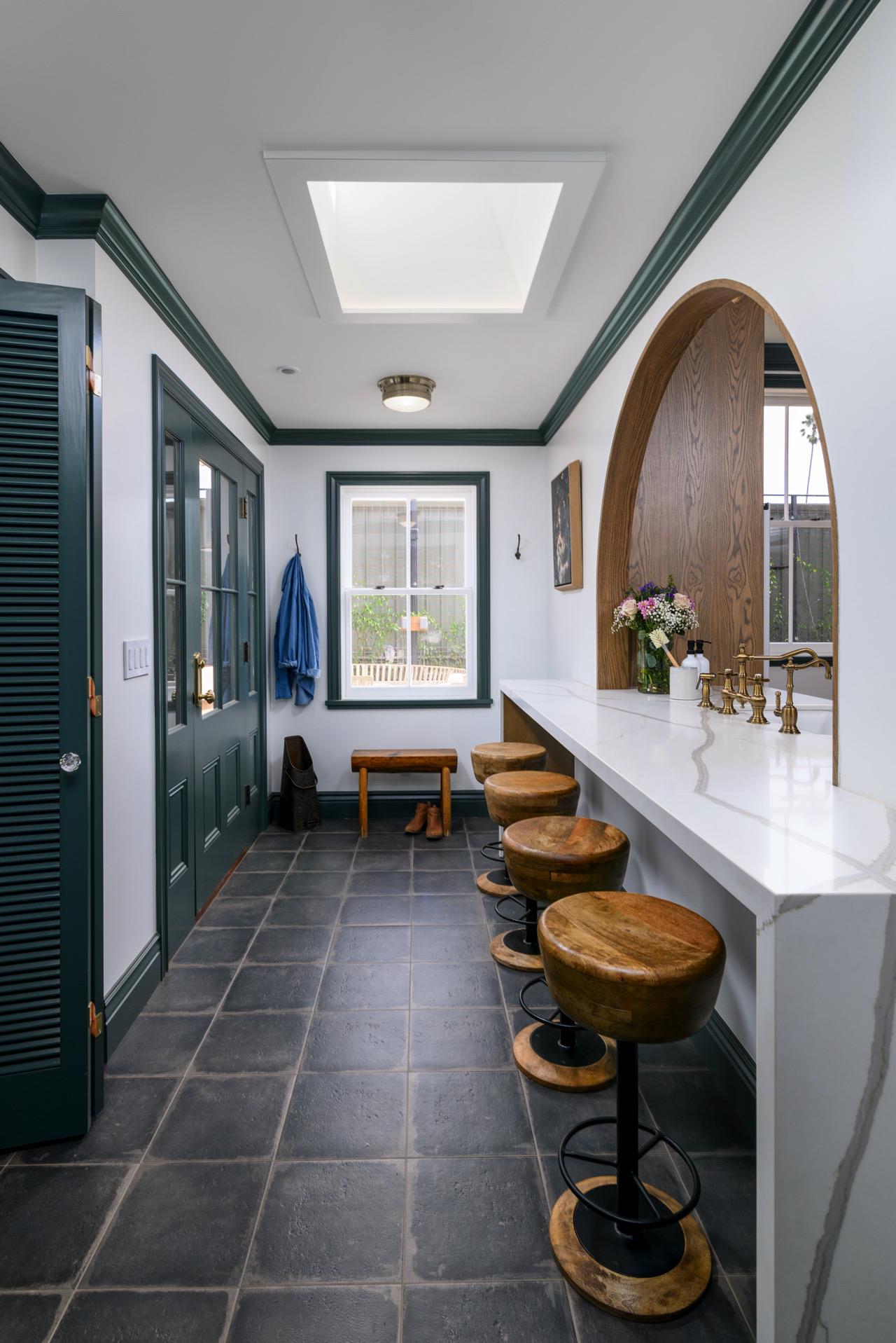 Laundry in Mudroom