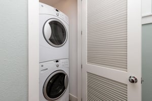 Laundry Closet in Kitchen