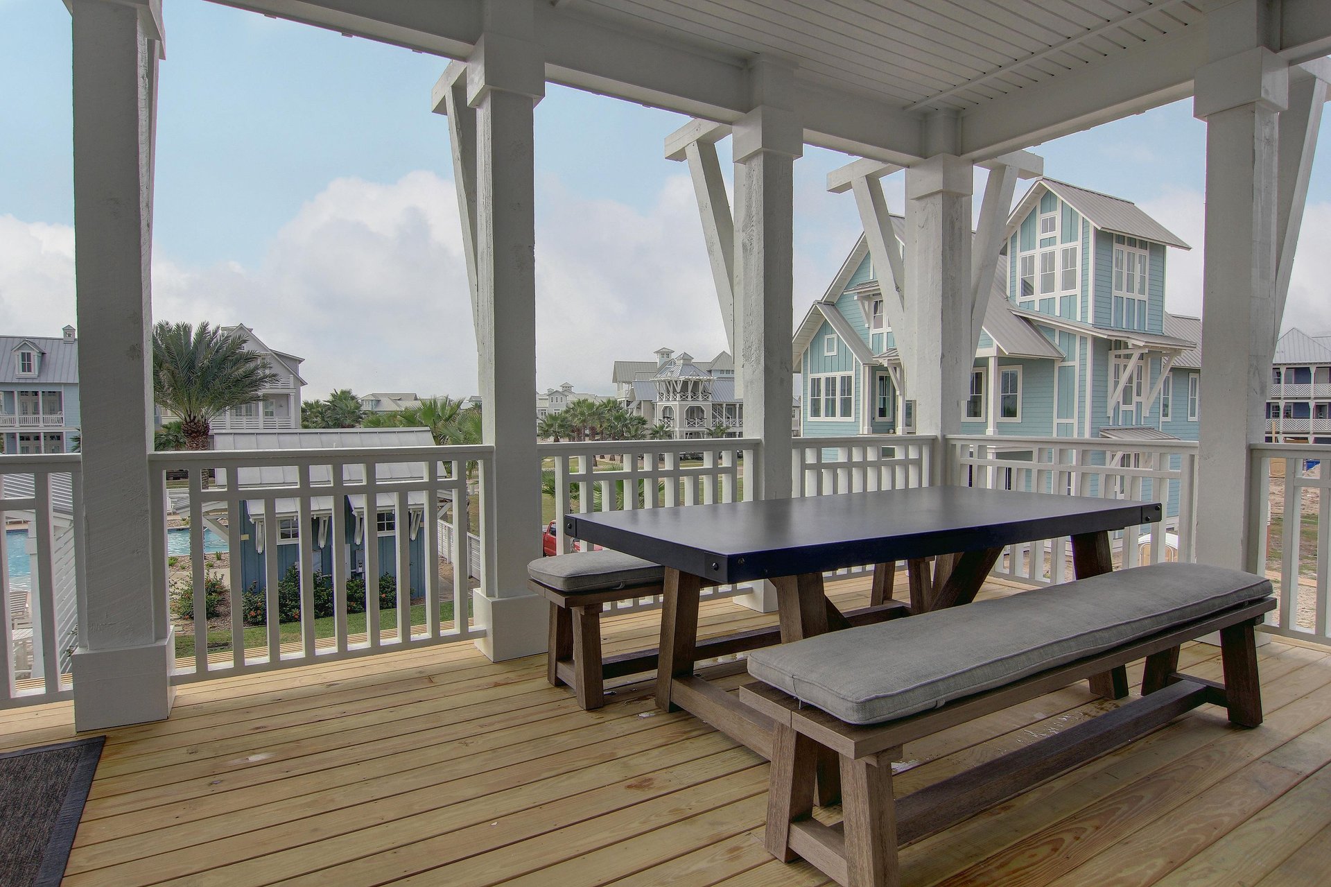 Exterior Seating, 2nd Floor Rear Balcony