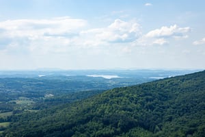 View from 4 States View cabin