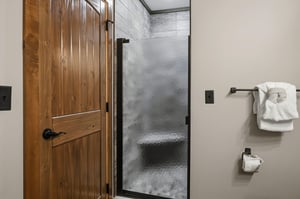 Step into your own private retreat with a spacious walkin shower, soft towels at the ready, and modern touches throughout.