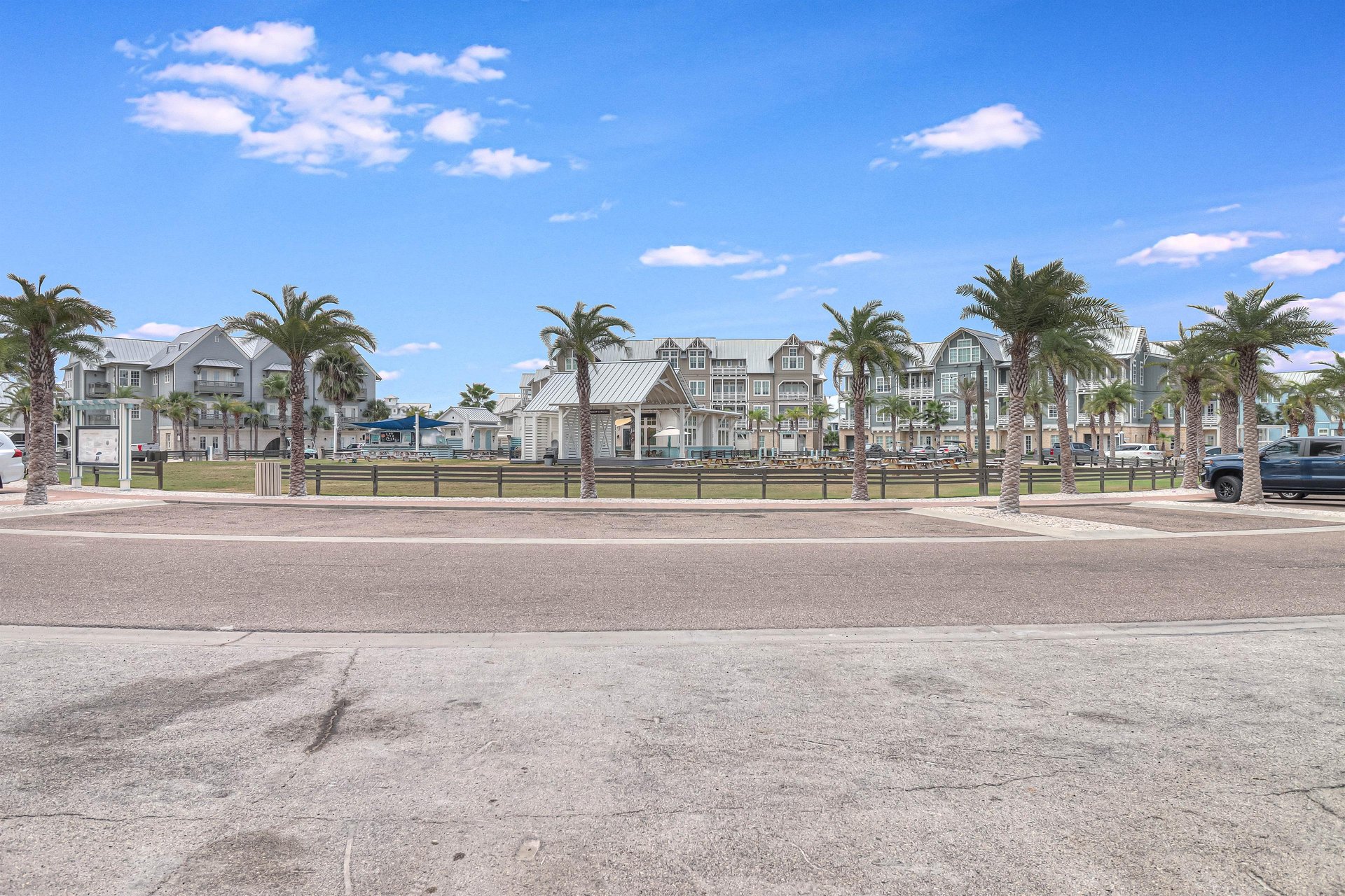 Front Patio View of Town Center