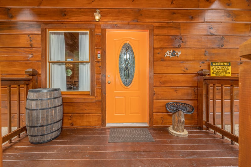 Front door of Wildlife Retreat
