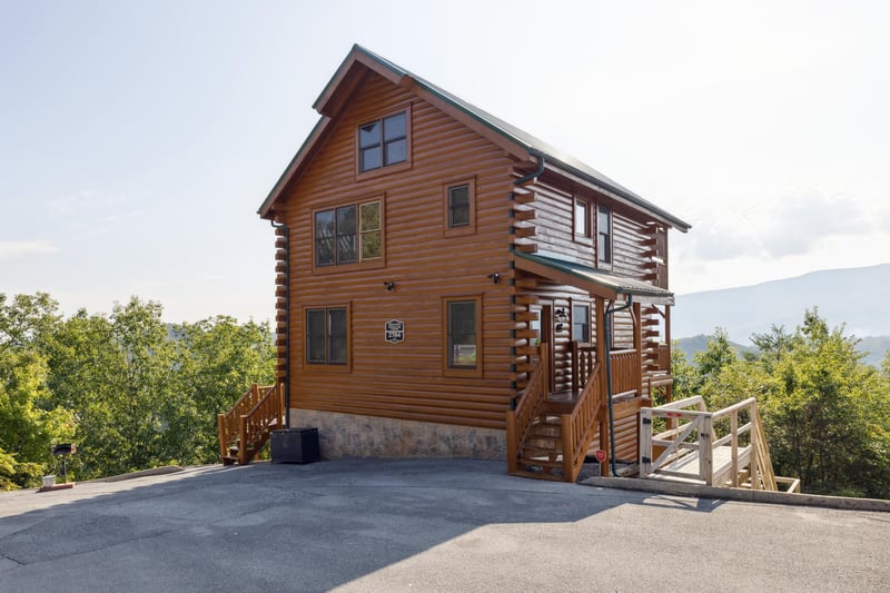 Exterior side view of a Million Dollar View