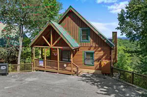 Side of Bear Sunrise cabin