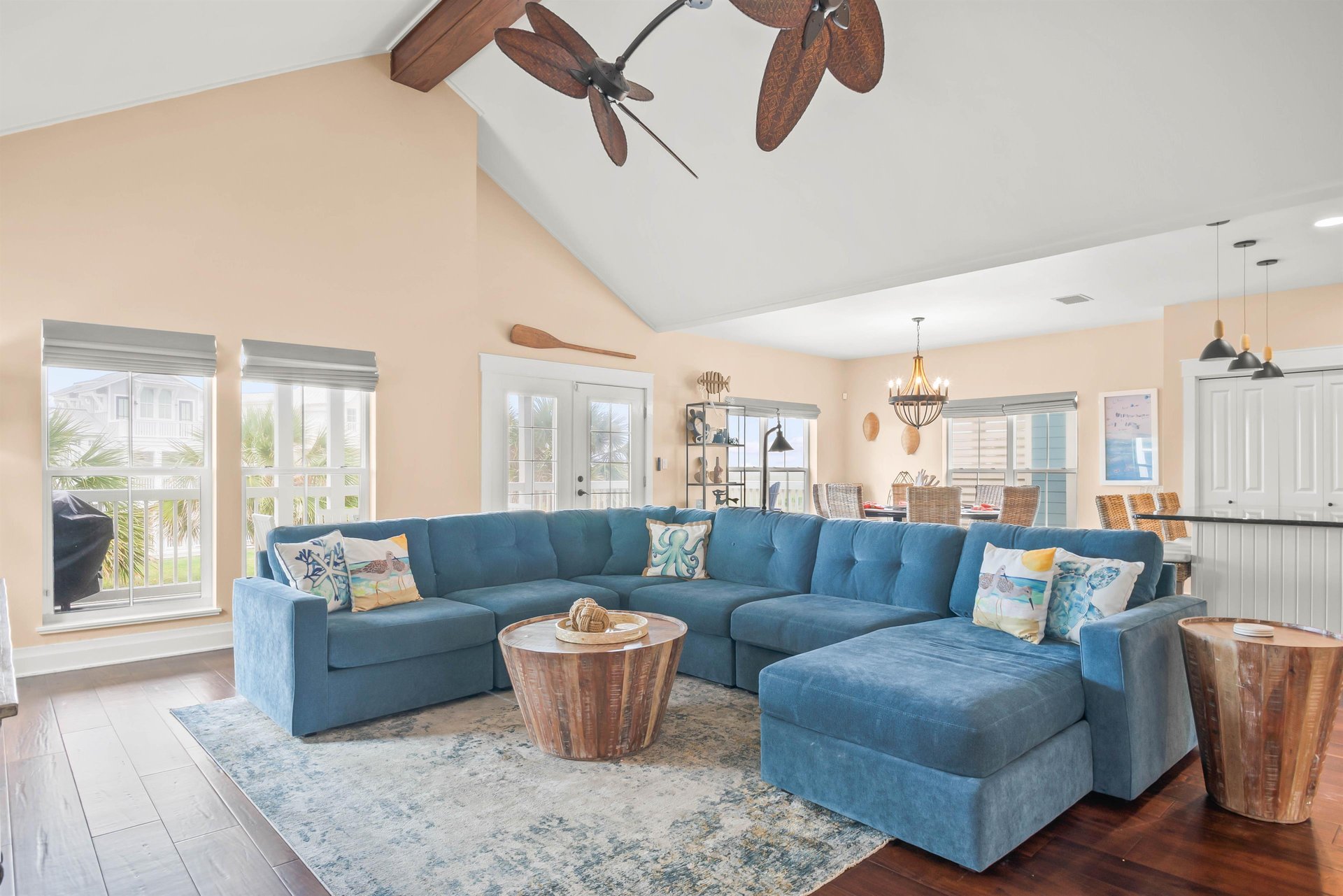Wide View of 2nd Floor Living Room