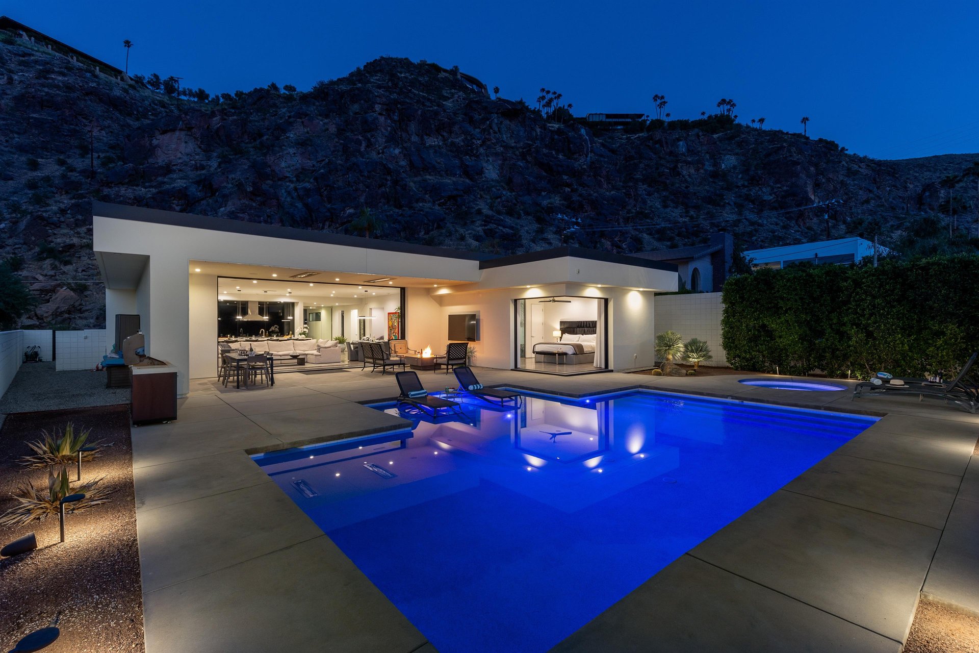 Private backyard