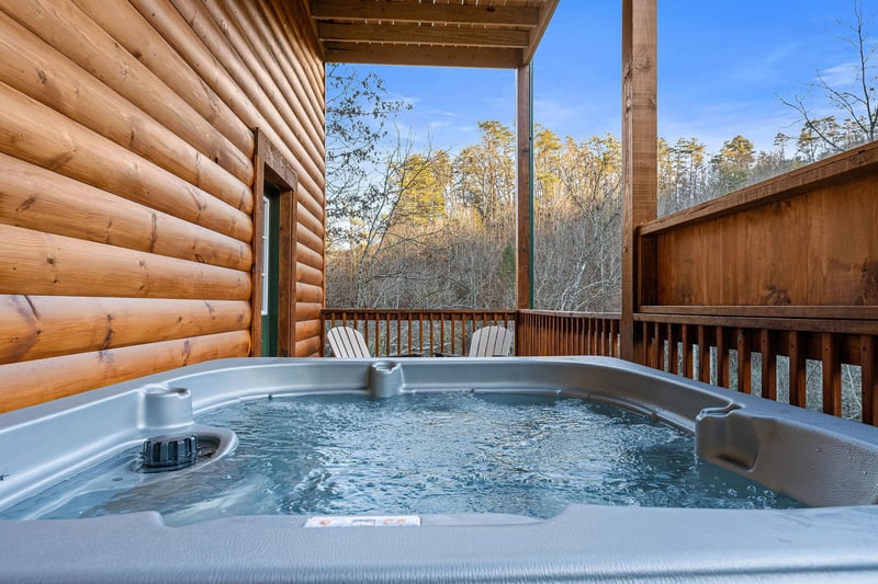 Hot Tub with Mountain View