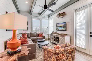 Living Area With Sleeper Sofa