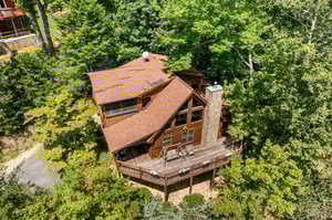 Aerial view of Alpine Romance