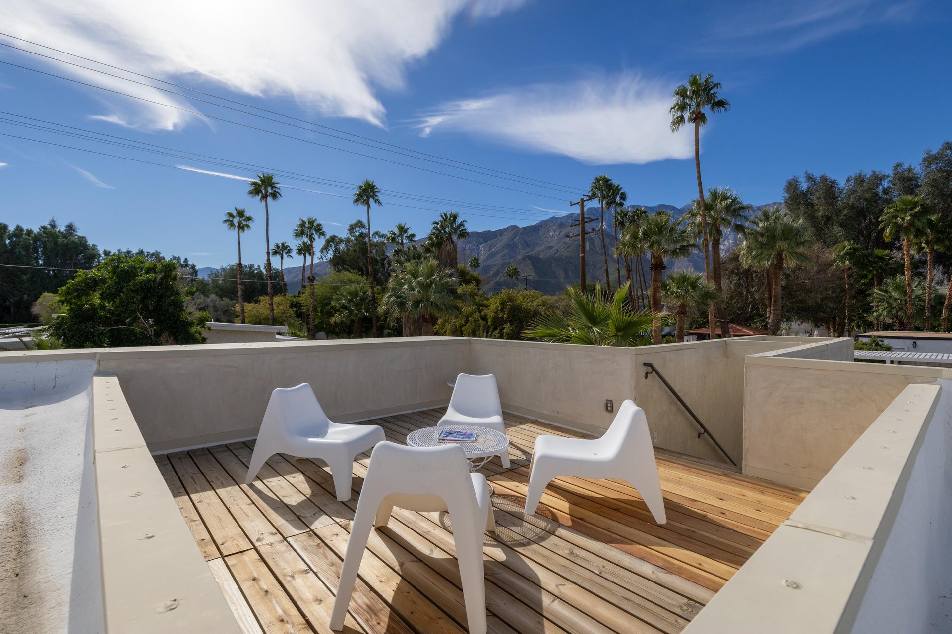 Private rooftop terrace