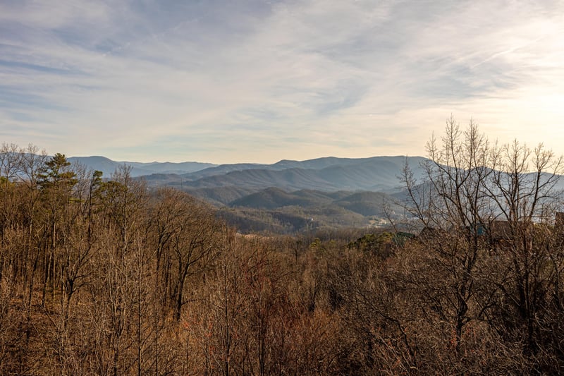 View from Howlin in the Smokies, a 2 bedroom cabin rental located in Pigeon Forge