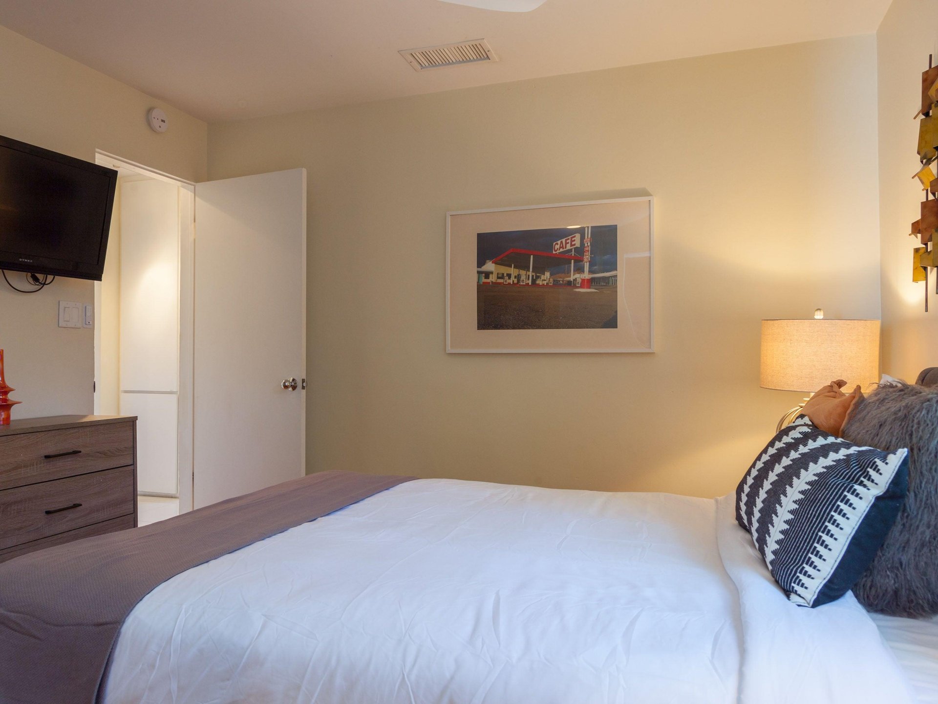 Spacious bedroom