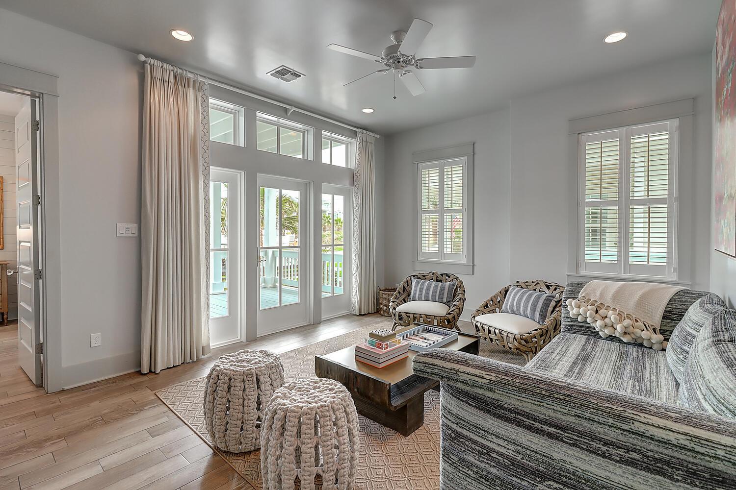 1st Floor Living Area Has a new queen sleeper sofa