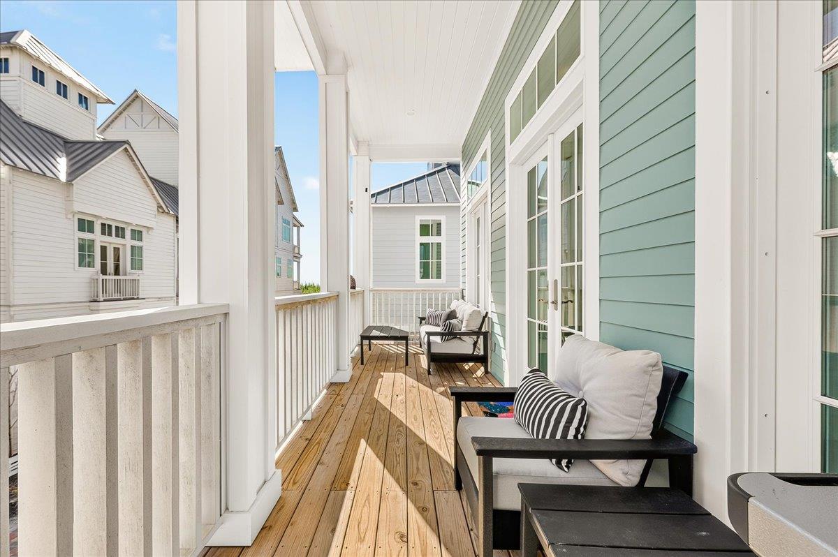 Balcony off Living Room, 2nd Floor