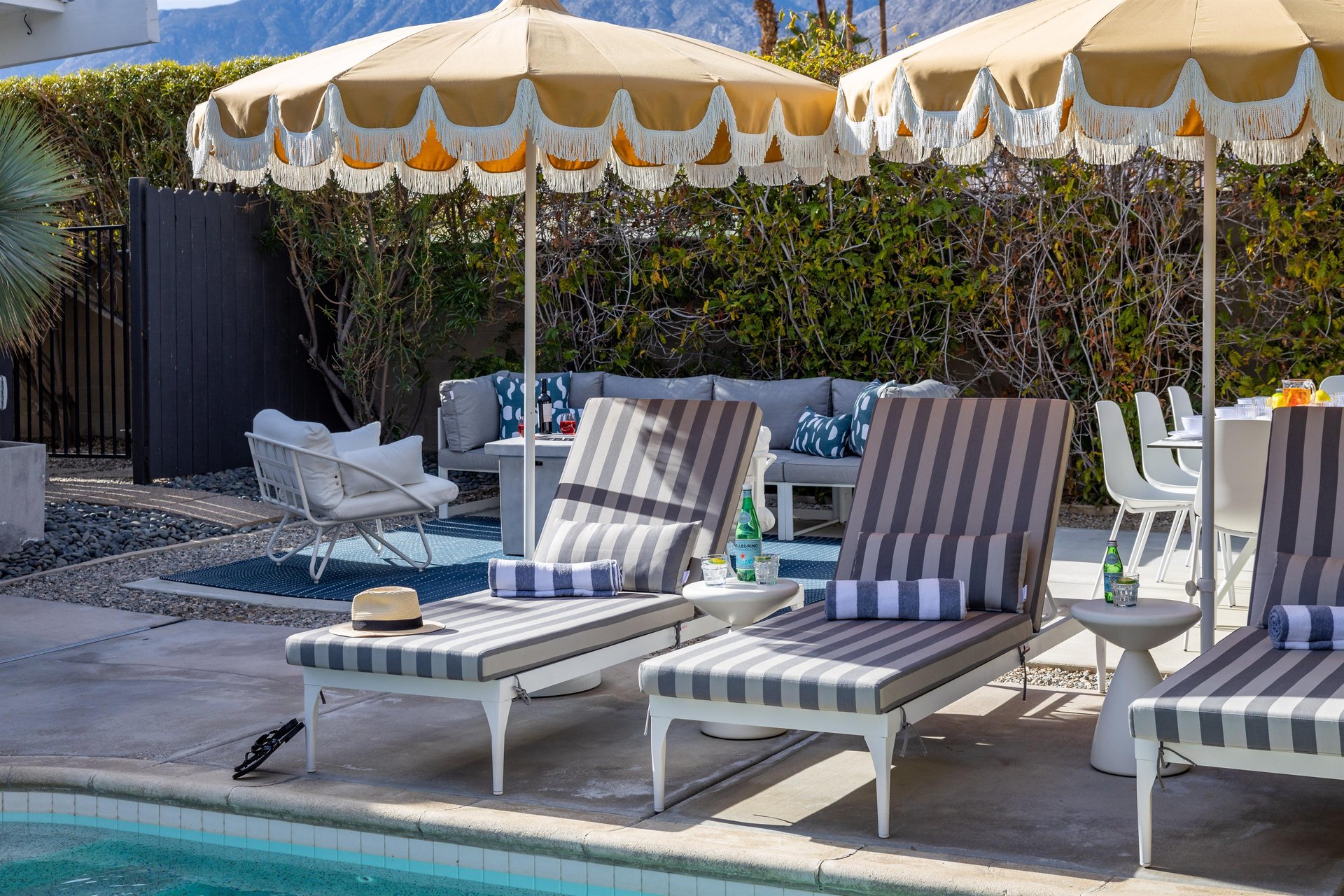 Recline by the pool