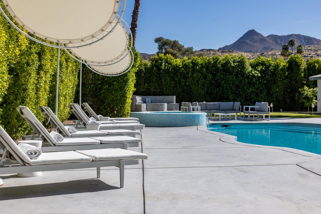 Tons of lounge space to watch the mountain views