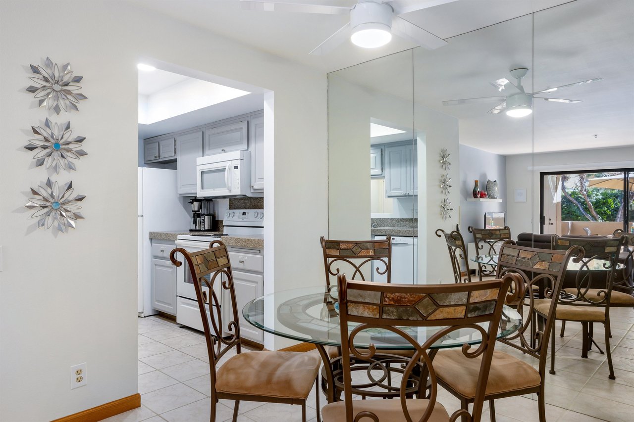Indoor dining for 4
