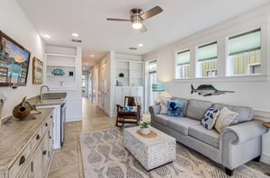 Living Area with Wet Bar, 1st Floor