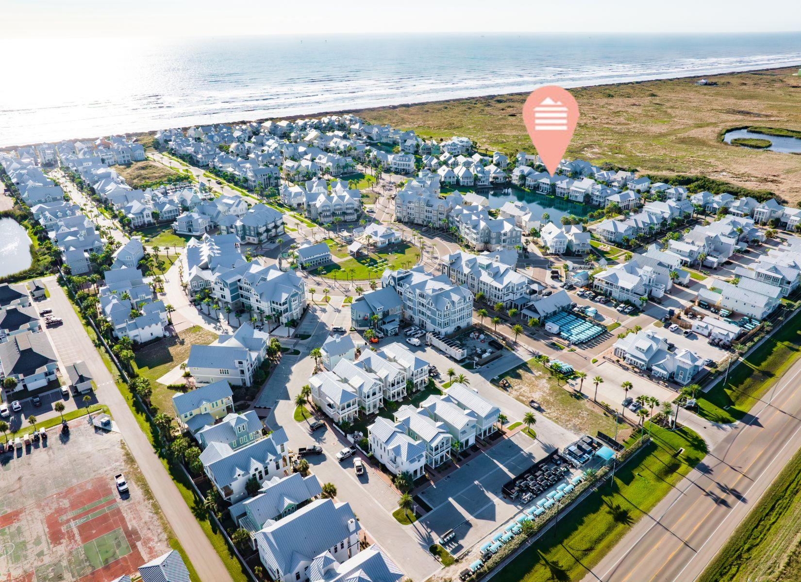 Aerial View, Overlooking Lake Colby