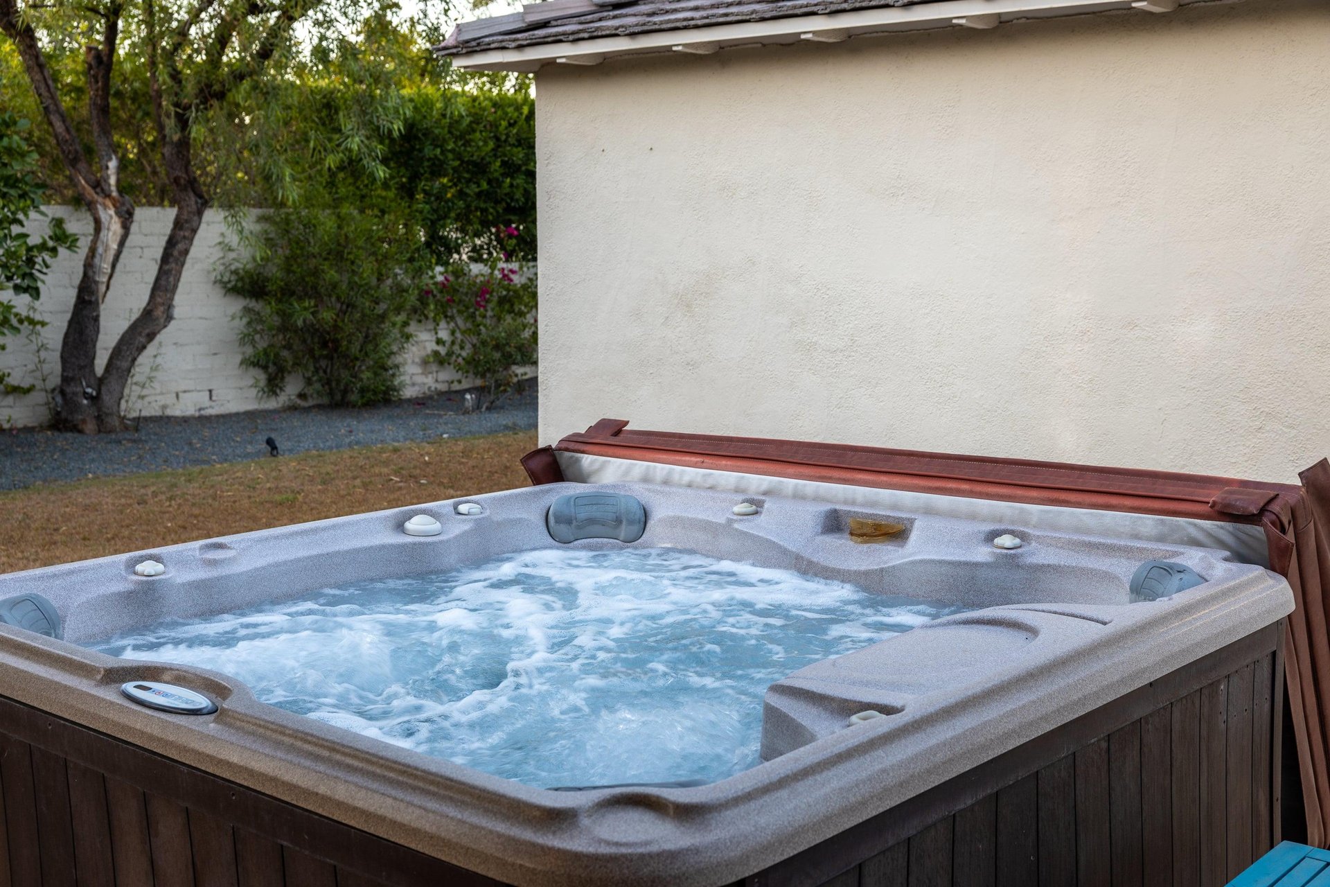Soak in the spa